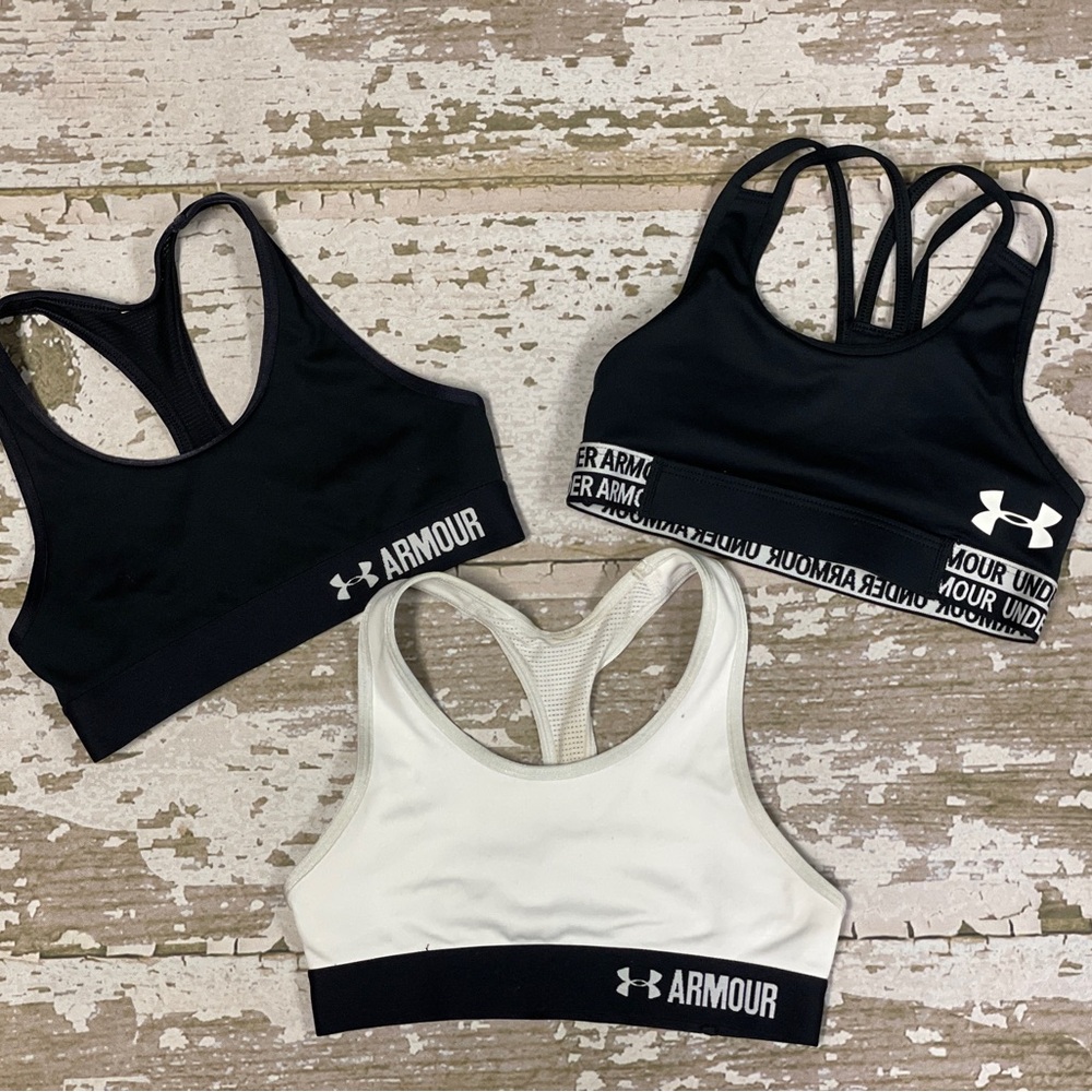 UA Sports Bra Lot Girls XS Under Armour